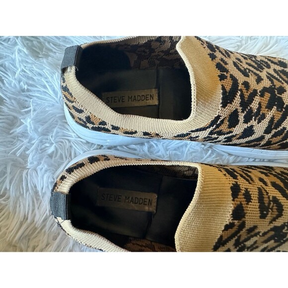 Steve Madden Cheetah Women's Slip On Shoes Size 8 - Picture 7 of 8